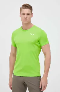 Športové tričko Salewa Sporty B 4 Dry zelená farba, jednofarebné