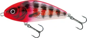 Salmo wobler fatso floating holo red head striper 10 cm