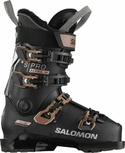 Salomon S/Pro Alpha 90 W Black/Pink Gold Metallic/Silver 23/23,5 Zjazdové lyžiarky
