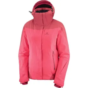 Salomon ICEROCKET JKT W Dámska lyžiarska bunda, ružová, veľkosť M