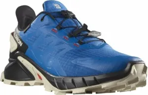 Salomon SUPERCROSS 4 GTX Pánska trailová obuv, modrá, veľkosť 42 2/3