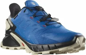 Salomon SUPERCROSS 4 GTX Pánska trailová obuv, modrá, veľkosť 43 1/3