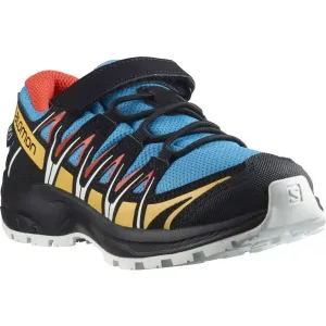 Salomon XA PRO 3D CSWP K Juniorská outdoorová obuv, modrá, veľkosť 26
