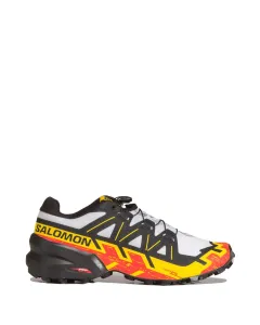 Topánky pre mužov Salomon - biela, čierna, žltá
