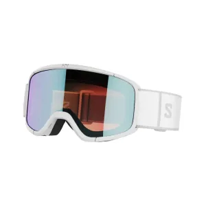 Salomon AKSIUM 2.0 S PHOTO Unisex lyžiarske okuliare, biela, veľkosť