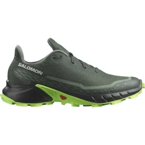 Salomon ALPHACROSS 5 Pánska trailová obuv, tmavo zelená, veľkosť 44