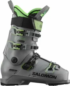 Salomon S/Pro Alpha 120 Steel Grey/Pastel Neon Green 1/Black 27/27,5 Zjazdové lyžiarky