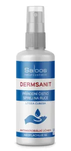Saloos Dermsanit - Prírodný bezoplachový čistiaci sprej na ruky 50 ml