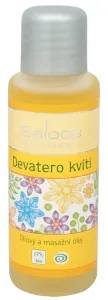 Saloos (Salus) Saloos telový bio rastlinný masážny olej DEVÄŤ KVETOV Objem: 1000 ml