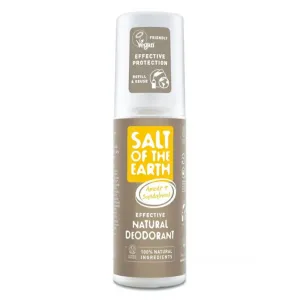 Salt Of The Earth Prírodné dezodorant v spreji s ambrou a santalom (Natural Deodorant) 100 ml