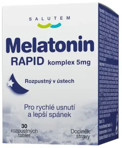 Melatonin RAPID komplex 5mg SALUTEM rozpustné tablety 1x30 ks