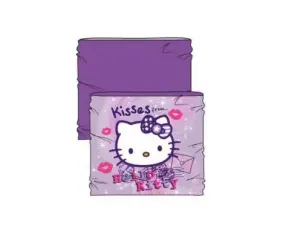 Šál / tunel s mačkou Hello Kitty - detský Farba: Fialová