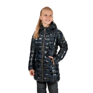 Modrý dievčenský vzorovaný kabát SAM 73 #1041578