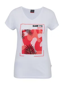 Biele dámske tričko SAM 73 Ilda #573767