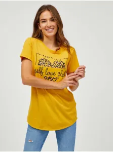 SAM73 Mustard Women's T-Shirt SAM 73 Inathi - Women #587240
