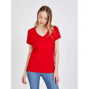 Červené dámske tričko SAM 73 Una #588268