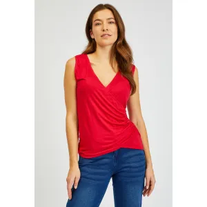 Topy a tričká pre ženy SAM 73 - červená #5631143