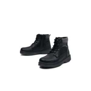 Čierne dievčenské členkové topánky SAM 73 Thordia