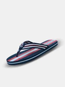 Sandále, papuče pre mužov SAM 73 - modrá, červená #589065