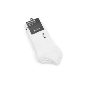 Súprava troch párov pánskych ponožiek v bielej farbe SAM 73 Invercargill