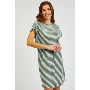 Letné a plážové šaty pre ženy SAM 73 - zelená, biela #5631086
