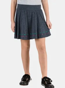 Tmavomodrá dievčenská vzorovaná sukňa SAM 73 #590809