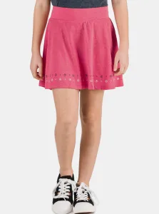 Ružová dievčenská vzorovaná sukňa SAM 73 #625810