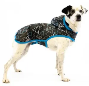 Oblečenie Samohýl - Trekky II modrá pláštenka pre psy 40cm