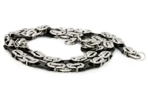 Sam's Artisans Pánsky náhrdelník Black Steel chirurgická oceľ INHM001