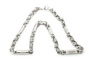 Sam's Artisans Pánsky náhrdelník Cylinder Steel chirurgická oceľ INHM005