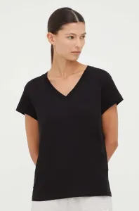 Bavlnené tričko Samsoe Samsoe čierna farba #9081802