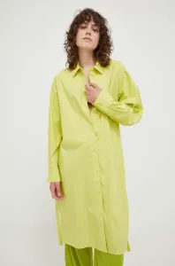 Šaty Samsoe Samsoe zelená farba, mini, oversize #8642909