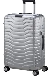Samsonite Hliníkový cestovní kufr Proxis Alu M 71 l - stříbrná