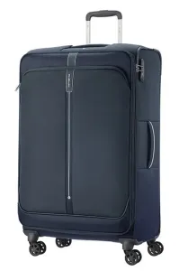 Samsonite Látkový cestovní kufr Popsoda Spinner 78 cm 105/112,5 l - tmavě modrá