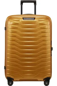 Samsonite Skořepinový cestovní kufr Proxis M 75 l - zlatá