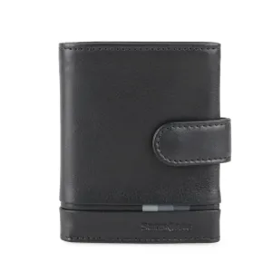 Samsonite Pánská kožená peněženka Flagged 2.0 149 - černá