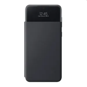 Samsung flipové puzdro s View pre Galaxy A33 5G, čierne