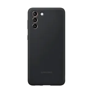 Puzdro Silicone Cover pre Samsung Galaxy S21 Plus - G996B, black (EF-PG996C) EF-PG996TBEGWW