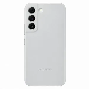EF-VS901LJE Samsung Kožený Kryt pro Galaxy S22 Light Gray