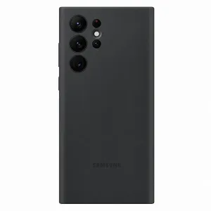 Samsung Galaxy S22 Ultra 5G Silikónový zadný kryt čierny