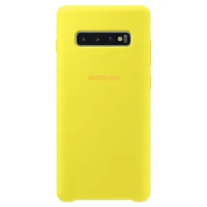 Puzdro Original Silicone Cover EF-PG975TY Samsung  Galaxy S10+ G975 - žlté