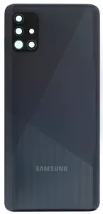 Samsung Galaxy A51 - Zadní kryt baterie - Crush Black (se sklíčkem zadní kamery) (náhradní díl)