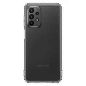 Puzdro EF-QA235TBE Samsung Soft Clear Galaxy A23 5G - čierne