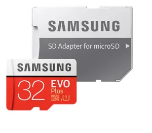 SAMSUNG 7895
SAMSUNG MICRO SDHC 32GB EVO PLUS + SD ADAPTÉR MB-MC32GA/EU