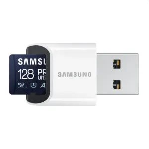 Samsung PRO Ultimate Micro SDXC 128 GB, USB adaptér MB-MY128SBWW