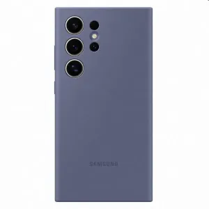Zadný kryt Silicone Cover pre Samsung Galaxy S24 Ultra, fialová EF-PS928TVEGWW