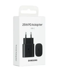 Samsung Napájací adaptér s rýchlonabíjaním 25 W čierny bez kábla v balení