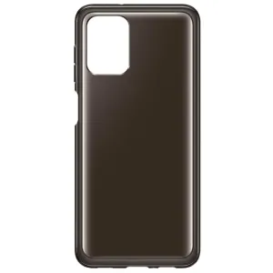 Puzdro Clear Cover pre Samsung Galaxy A12 - A125F, black (EF-QA125T) EF-QA125TBEGEU