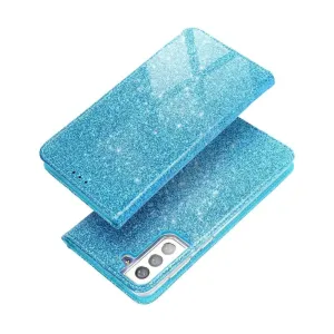 Diárové puzdro na Samsung Galaxy A72/A72 5G Forcell SHINING Book modré