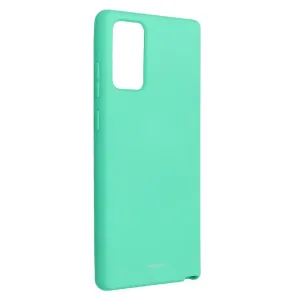 Roar Colorful Jelly Case -  Samsung Galaxy Note 20 tyrkysový